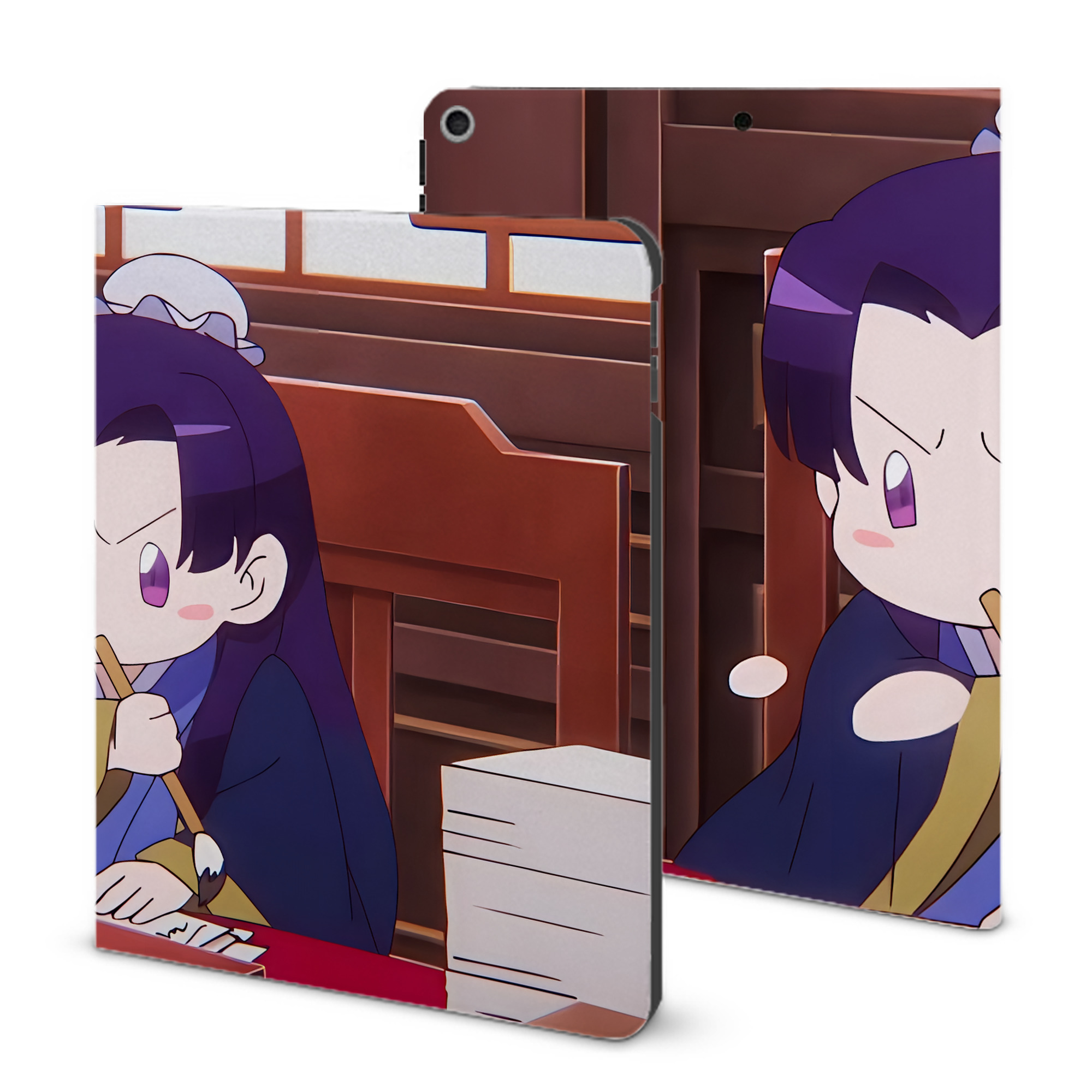 （画像用） 薬屋のひとりごと The Apothecary Diaries IPad ケース ブック型 PUレザー TPU 耐衝撃 軽量 薄型 ペン収納なし 全面保護 IPad 各モデル対応